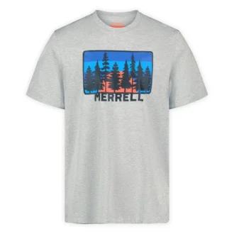 Forest Line-T-shirt med tryck för herr