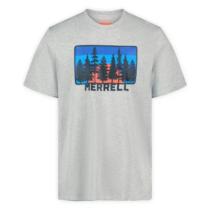 Forest Line-T-shirt med tryck för herr Forest Line-T-shirt med tryck för herr