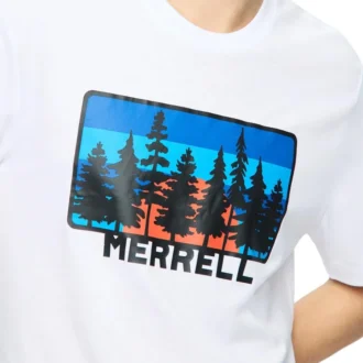 Forest Line-T-shirt med tryck för herr